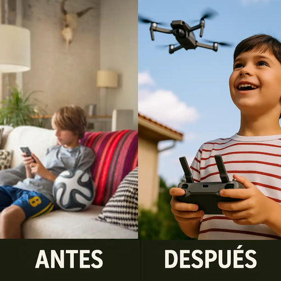 Dron SkyMaster 4K - Estabilidad Avanzada (2 Baterías + Maletín)