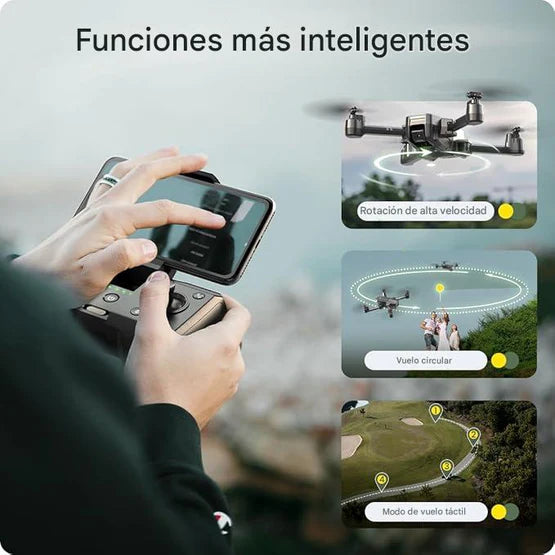 Dron SkyMaster 4K - Estabilidad Avanzada (2 Baterías + Maletín)