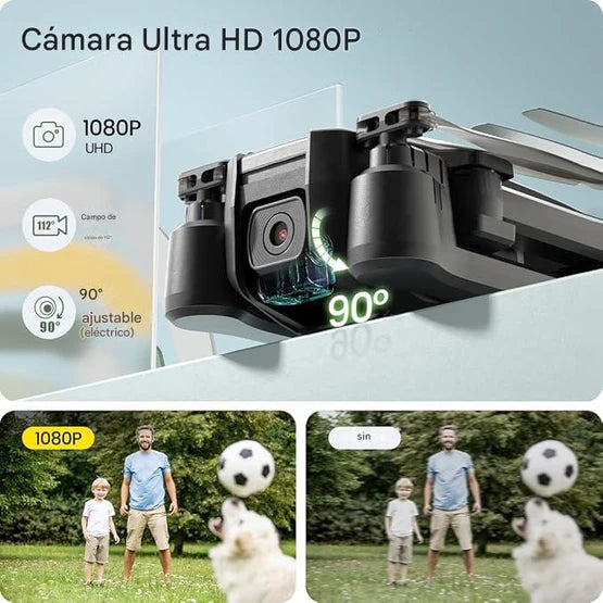Dron SkyMaster 4K - Estabilidad Avanzada (2 Baterías + Maletín)