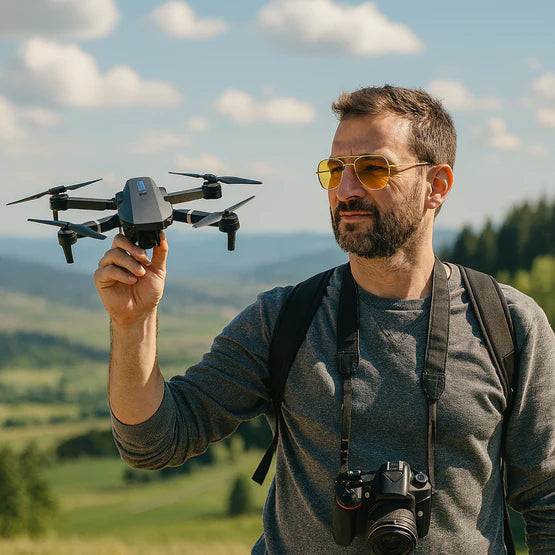 Dron SkyMaster 4K - Estabilidad Avanzada (2 Baterías + Maletín)
