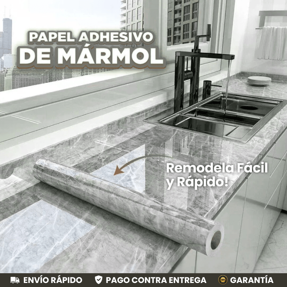 PAPEL ADHESIVO DE MÁRMOL